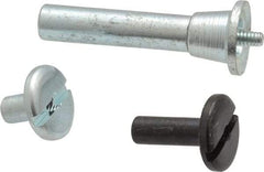 3M - 1/4" Shank Diam Unitized Deburring Wheel Mandrel - Compatible with 1" - 2" Diam x 1/8" Wide x 3/16" Hole Deburring Wheels - Industrial Tool & Supply
