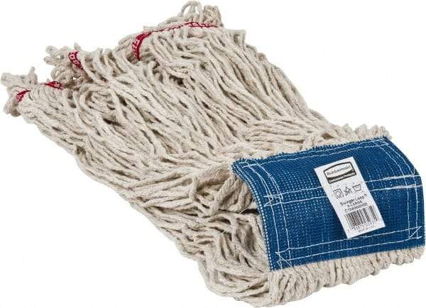 Rubbermaid - 5" Blue Head Band, X-Large Blended Fiber Loop End Mop Head - 4 Ply, Use for General Purpose - Industrial Tool & Supply
