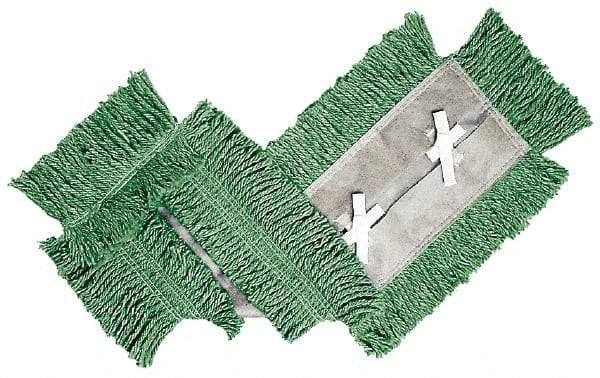 Rubbermaid - 36" Long x 5" Wide Yarn Blend Dust Mop Head - Envelope Connection, White - Industrial Tool & Supply