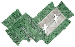 Rubbermaid - 36" Long x 5" Wide Yarn Blend Dust Mop Head - Envelope Connection, White - Industrial Tool & Supply