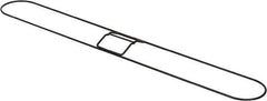 Rubbermaid - 36" Long x 5" Wide Metal Dust Mop Frame - Snap-On - Industrial Tool & Supply