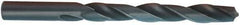 Chicago-Latrobe - Letter O 135° High Speed Steel Jobber Drill - TiCN Finish, Right Hand Cut, Spiral Flute, Straight Shank, 4-1/2" OAL, Split Point - Industrial Tool & Supply