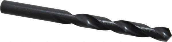 Interstate - 13/32" 118° High Speed Steel Jobber Drill - Oxide Finish, Right Hand Cut, Spiral Flute, Straight Shank, 5-1/4" OAL, Standard Point - Industrial Tool & Supply