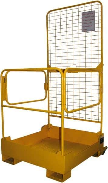 Vestil - 81" Platform - Forklift Work Platform, 600 Lb Capacity, 81-1/4" Platform Height, 37" Base Width x 37-3/4" Base Depth - Industrial Tool & Supply
