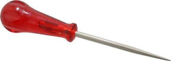 Wiha - 6-1/2" OAL Steel Reaming Awl - Plastic Handle - Industrial Tool & Supply