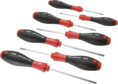 Wiha - 7 Piece TR7 to TR25 Ergonomic Handle Torx Driver Set - TR7, TR8, TR9, TR10, TR15, TR20, TR25 - Industrial Tool & Supply