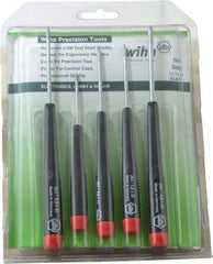 Wiha - 5 Piece, Hex Driver Set - Hex - Industrial Tool & Supply