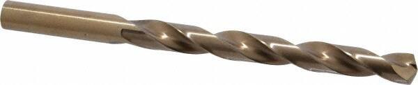 Interstate - 23/64" 135° Cobalt Jobber Drill - Bright Finish, Right Hand Cut, Spiral Flute, 4-7/8" OAL, Split Point - Industrial Tool & Supply