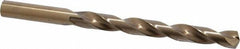 Interstate - 23/64" 135° Cobalt Jobber Drill - Bright Finish, Right Hand Cut, Spiral Flute, 4-7/8" OAL, Split Point - Industrial Tool & Supply