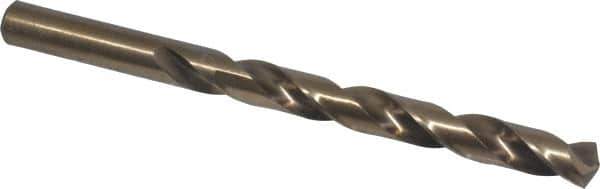 Interstate - 13/32" 135° Cobalt Jobber Drill - Bright Finish, Right Hand Cut, Spiral Flute, 5-1/4" OAL, Split Point - Industrial Tool & Supply