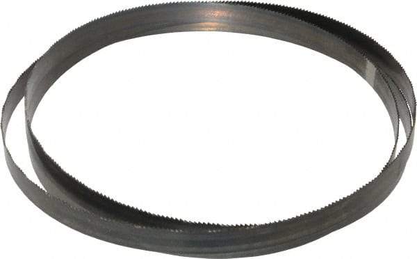 Disston - 14 TPI, 5' 4-1/2" Long x 1/2" Wide x 0.025" Thick, Welded Band Saw Blade - Carbon Steel, Toothed Edge, Wavy Tooth Set, Hard Back, Contour Cutting - Industrial Tool & Supply