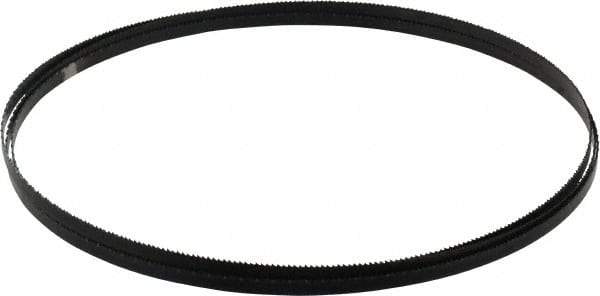 Disston - 14 TPI, 6' 8" Long x 1/4" Wide x 0.025" Thick, Welded Band Saw Blade - Carbon Steel, Toothed Edge, Raker Tooth Set, Hard Back, Contour Cutting - Industrial Tool & Supply