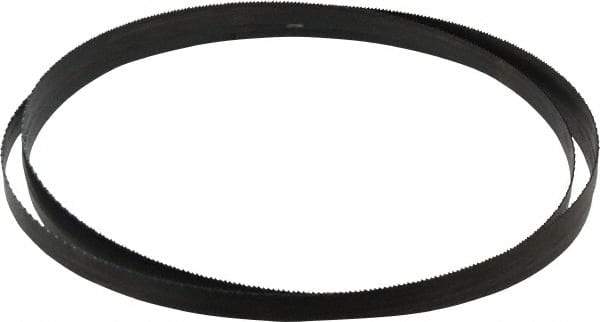 Disston - 14 TPI, 7' 5" Long x 1/2" Wide x 0.025" Thick, Welded Band Saw Blade - Carbon Steel, Toothed Edge, Raker Tooth Set, Hard Back, Contour Cutting - Industrial Tool & Supply