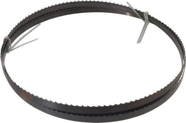 Disston - 4 TPI, 7' 9" Long x 1/2" Wide x 0.025" Thick, Welded Band Saw Blade - Carbon Steel, Toothed Edge, Raker Tooth Set, Hard Back, Contour Cutting - Industrial Tool & Supply
