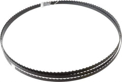 Disston - 4 TPI, 7' 9-1/2" Long x 3/8" Wide x 0.025" Thick, Welded Band Saw Blade - Carbon Steel, Toothed Edge, Raker Tooth Set, Hard Back, Contour Cutting - Industrial Tool & Supply