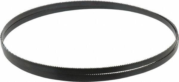 Disston - 10 TPI, 7' 9-1/2" Long x 3/8" Wide x 0.025" Thick, Welded Band Saw Blade - Carbon Steel, Toothed Edge, Raker Tooth Set, Hard Back, Contour Cutting - Industrial Tool & Supply