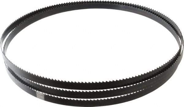 Disston - 6 TPI, 7' 9-1/2" Long x 1/2" Wide x 0.025" Thick, Welded Band Saw Blade - Carbon Steel, Toothed Edge, Raker Tooth Set, Hard Back, Contour Cutting - Industrial Tool & Supply