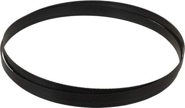 Disston - 14 TPI, 9' 7-1/2" Long x 3/4" Wide x 0.032" Thick, Welded Band Saw Blade - Carbon Steel, Toothed Edge, Raker Tooth Set, Hard Back, Contour Cutting - Industrial Tool & Supply