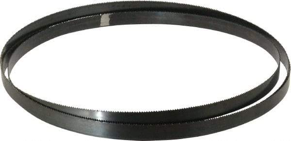 Disston - 10 TPI, 10' 10-1/2" Long x 3/4" Wide x 0.032" Thick, Welded Band Saw Blade - Carbon Steel, Toothed Edge, Raker Tooth Set, Hard Back, Contour Cutting - Industrial Tool & Supply