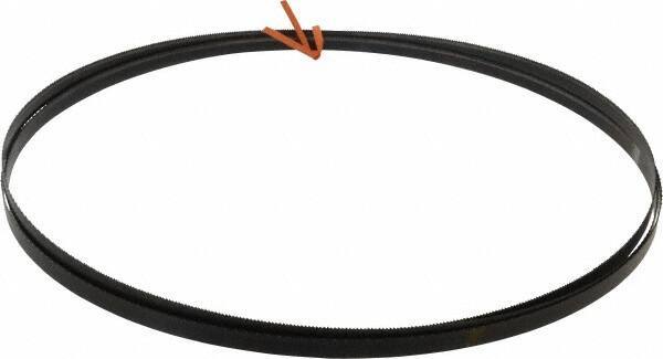 Disston - 14 TPI, 12' 6" Long x 1/2" Wide x 0.025" Thick, Welded Band Saw Blade - Carbon Steel, Toothed Edge, Raker Tooth Set, Hard Back, Contour Cutting - Industrial Tool & Supply