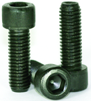 1-8 x 3-1/4 - Black Finish Heat Treated Alloy Steel - Cap Screws - Socket Head - Industrial Tool & Supply