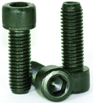 1-8 x 6 - Black Finish Heat Treated Alloy Steel - Cap Screws - Socket Head - Industrial Tool & Supply