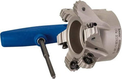 Iscar - 2.37" Cut Diam, 0.315" Max Depth, 1" Arbor Hole, 6 Inserts, RC.. 1607 Insert Style, Indexable Copy Face Mill - FRW Cutter Style, 1-3/4 High, Series MillShred - Industrial Tool & Supply