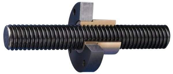 Keystone Threaded Products - 5/8-5 Acme, 3' Long, Alloy Steel Precision Acme Threaded Rod - Right Hand Thread, 2C Fit - Industrial Tool & Supply
