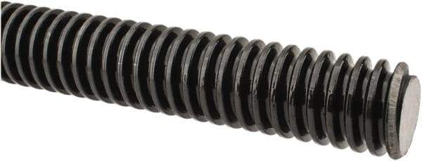 Keystone Threaded Products - 1-5 Acme, 6' Long, Alloy Steel Precision Acme Threaded Rod - Right Hand Thread, 2C Fit - Industrial Tool & Supply