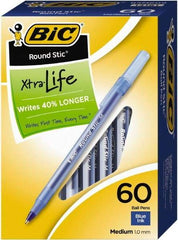 Bic - Conical Ball Point Pen - Blue - Industrial Tool & Supply