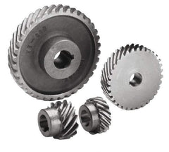 Boston Gear - 20 Pitch, 1-1/2" Pitch Diam, 1.571" OD, 30 Tooth Helical Gear - 3/8" Face Width, 3/4" Bore Diam, 14.5° Pressure Angle, Steel - Industrial Tool & Supply