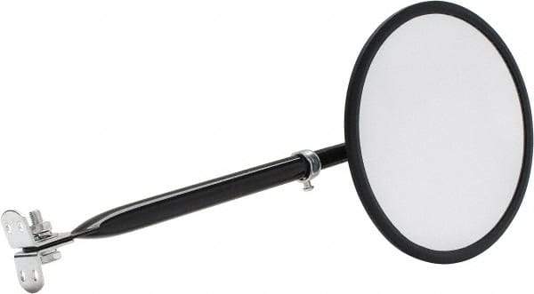 PRO-SAFE - Outdoor Round Vehicle/Utility Safety, Traffic & Inspection Mirrors - Glass Lens, 8" Diam - Industrial Tool & Supply