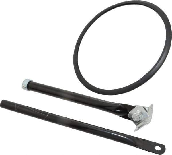PRO-SAFE - Outdoor Round Vehicle/Utility Safety, Traffic & Inspection Mirrors - Acrylic Lens, 8" Diam - Industrial Tool & Supply