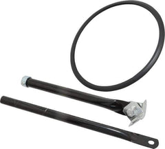 PRO-SAFE - Outdoor Round Vehicle/Utility Safety, Traffic & Inspection Mirrors - Acrylic Lens, 8" Diam - Industrial Tool & Supply