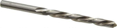 Made in USA - 17/64" 118° High Speed Steel Jobber Drill - Bright Finish, Left Hand Cut, Spiral Flute, Straight Shank, 4-1/8" OAL, Standard Point - Industrial Tool & Supply