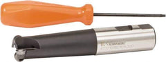 Kennametal - 3/4" Cut Diam, 1" Shank Diam, 5.28" OAL, Indexable Ball Nose End Mill - Industrial Tool & Supply