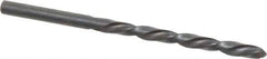 Made in USA - #4 118° High Speed Steel Jobber Drill - Bright Finish, Left Hand Cut, Spiral Flute, Straight Shank, 3-3/4" OAL, Standard Point - Industrial Tool & Supply