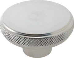 Gibraltar - 2" Head, Knurled Knob - Blank, Aluminum - Industrial Tool & Supply