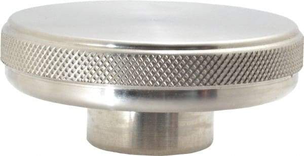 Gibraltar - 3" Head, Knurled Knob - Blank, Stainless Steel - Industrial Tool & Supply