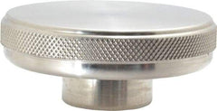 Gibraltar - 3" Head, Knurled Knob - Blank, Stainless Steel - Industrial Tool & Supply