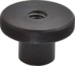 Gibraltar - 1-1/2" Head, Knurled Knob - Tapped Thru, Steel - Industrial Tool & Supply