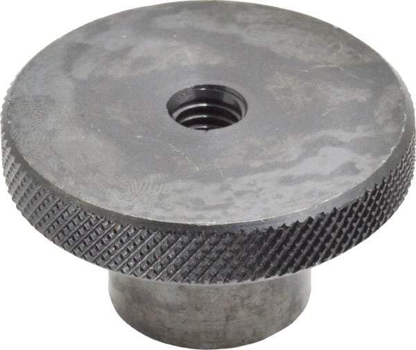 Gibraltar - 2" Head, Knurled Knob - Tapped Thru, Steel - Industrial Tool & Supply