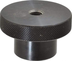 Gibraltar - 2-1/2" Head, Knurled Knob - Tapped Thru, Steel - Industrial Tool & Supply