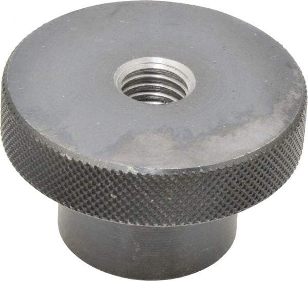 Gibraltar - 2-1/2" Head, Knurled Knob - Tapped Thru, Steel - Industrial Tool & Supply