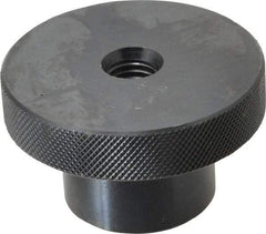 Gibraltar - 3" Head, Knurled Knob - Tapped Thru, Steel - Industrial Tool & Supply