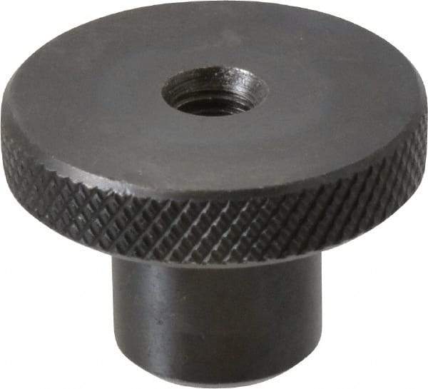 Gibraltar - 38.1mm Head, Knurled Knob - Tapped Thru, Steel - Industrial Tool & Supply