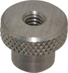Gibraltar - 3/4" Head, Knurled Knob - Tapped Thru, Stainless Steel - Industrial Tool & Supply