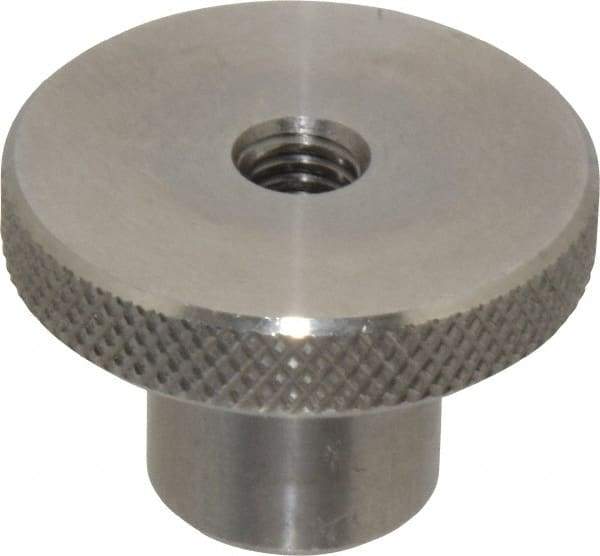Gibraltar - 1-1/2" Head, Knurled Knob - Tapped Thru, Stainless Steel - Industrial Tool & Supply