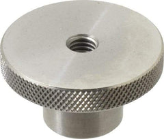 Gibraltar - 2" Head, Knurled Knob - Tapped Thru, Stainless Steel - Industrial Tool & Supply