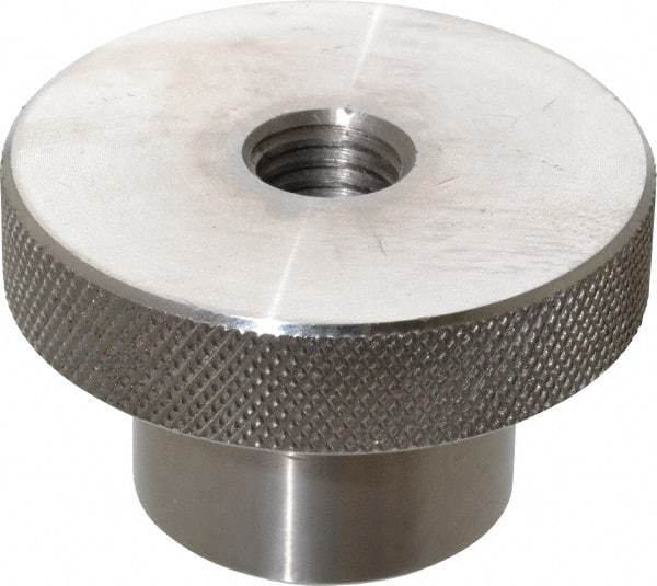 Gibraltar - 2-1/2" Head, Knurled Knob - Tapped Thru, Stainless Steel - Industrial Tool & Supply